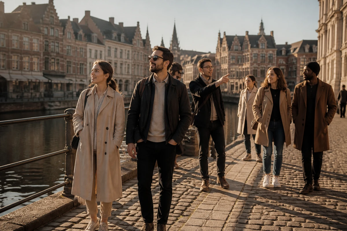 Circuit culturel Europe départ Lille